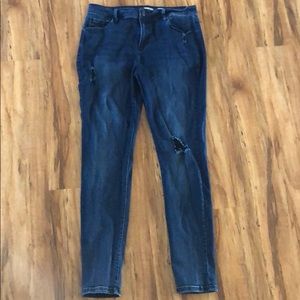 Kensie Knockout Skinny Mid Rise Jeans